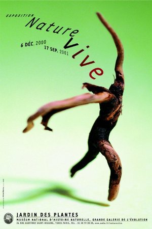 Exposition “Nature vive”, Jardin des Plantes, Museum national d’histoire naturelle, affiche, 2000/2001: Michal Batory © DR