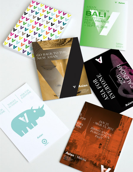 Identité visuelle du Asian Art Museum de San Francisco - design graphique Wolf Folins