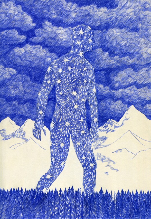 Blue lines par Kevin Lucbert