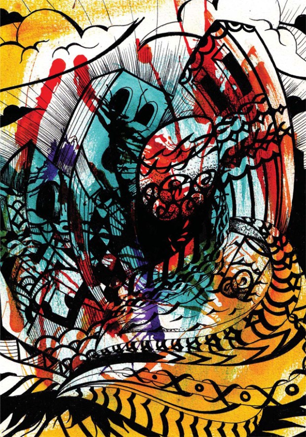 Inspirationsgraphiques-Little-Red-Door-bar-cocktails-Paris-The-Evocative-Menu-graphique-Remy-Savage-artistes-illustration-02