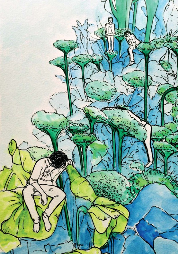 Inspirationsgraphiques-Little-Red-Door-bar-cocktails-Paris-The-Evocative-Menu-graphique-Remy-Savage-artistes-illustration-11