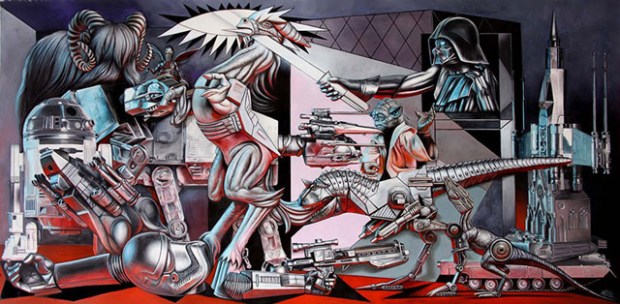 inspirationsgraphiques-ron-english-guernica-popaganda-pablo-picasso-pop-culture-allouche-gallery-01